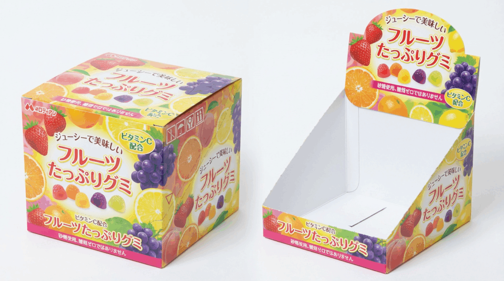 グミ用POP兼内箱