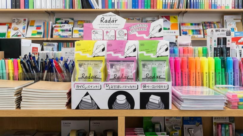 店頭で目立つPOP什器を作りたい！