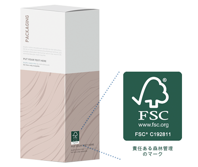 FSCマーク表記例