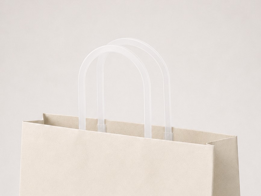 紙袋の持ち手プラスチックハンドル